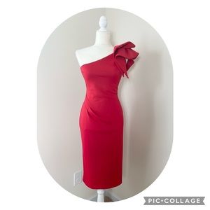 Camille La Vie One Shoulder Dress